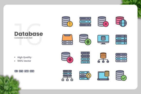 Database Color Icons: A Versatile Tool for Modern Designers