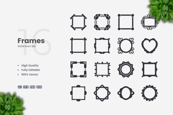 Frames Solid Icons