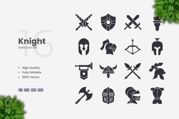 Knight Solid Icons: A Versatile and Professional Icon Set for Diverse Design Needs
