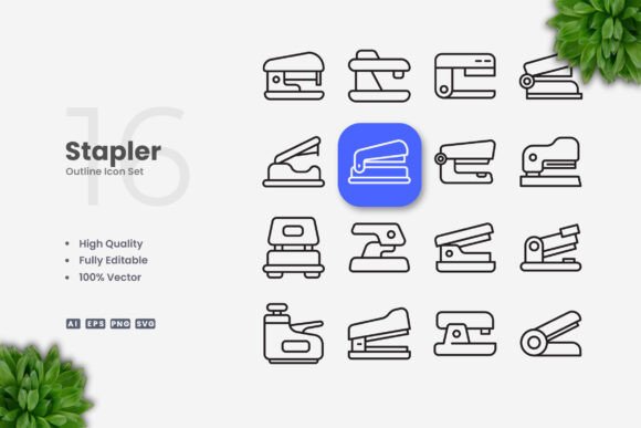 Stapler Icons: A Strategic Tool for Clear and Effective Visual Communication